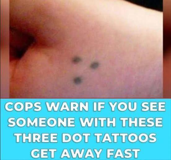 If you see someone with that tattoo, get out of there… 🔗Read more about this in the first comment ⬇️