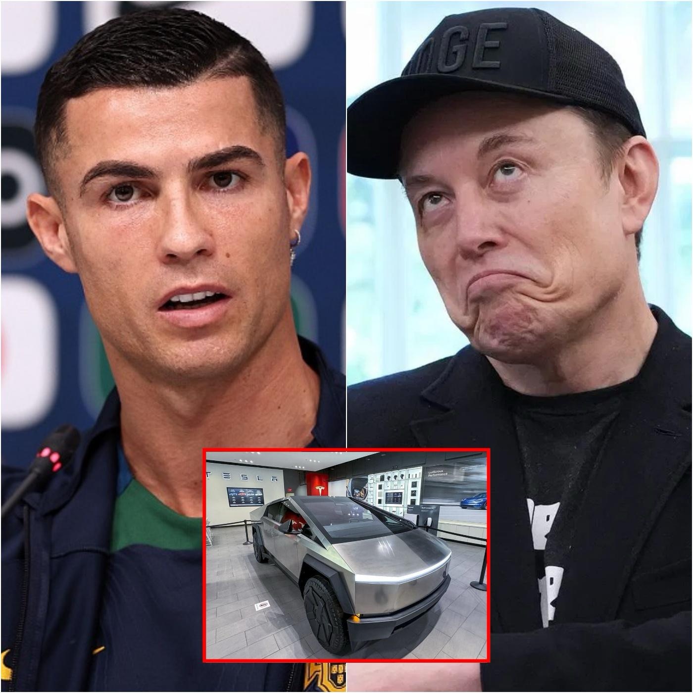BREAKING NEWS! Elon Musk offered to pay Cristiano Ronaldo $100 million to promote his Tesla Cybertruck, but the soccer star’s response has left the world stunned.-