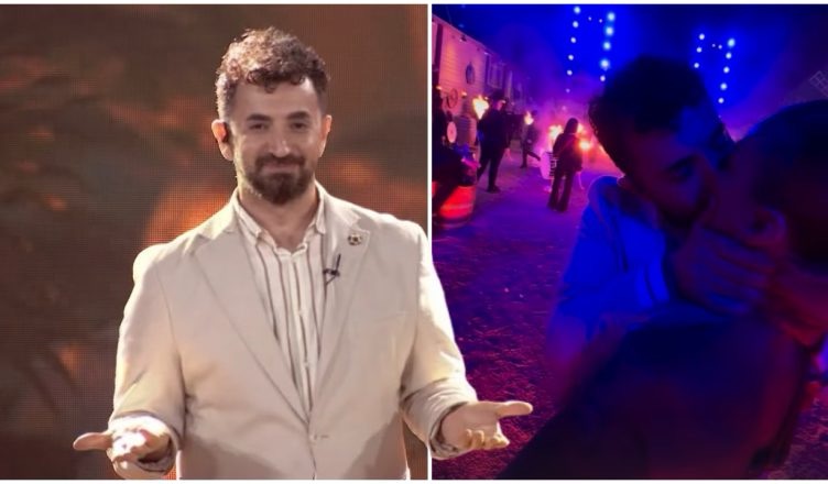 VIDEO/ Spektakël në prapaskënë, Albano “kapet mat” duke puthut në buzë ish-fermeren në finalen e Ferma VIP